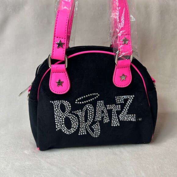 Bratz Handbags - black & neon pink hot bimbo y2k bratz x dollskill purse new never used, but flaw